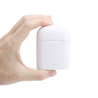 Bluetooth 4.2 Earbuds, Wireless Earbuds Bluetooth Headset, Stereo Bass Headset with Charging Box, Mini Wireless Sports Headset Stereo Sweatshirt, Bluetooth Headset Built-in HD Microphone (White)