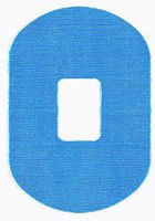 StayPut Adhesive Patch Blue - 1.5" x 1" Hole, 20 Pack