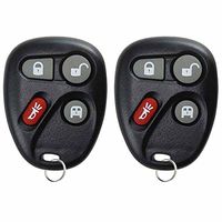 KeylessOption Keyless Entry Remote Control Car Key Fob Replacement for 15752330 (Pack of 2)