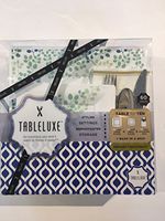 Tableluxe table for ten 60 pieces w/designer table display.