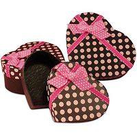 Heart Shape Box with Ribbon 5-1/4" X 5" X 2 1/4" | Quantity: 24