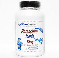 Potassium Iodide 65mg // 200 Capsules // Pure // by PureControl Supplements