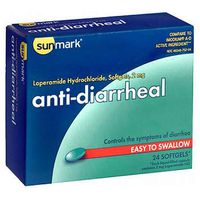 Sunmark Anti-Diarrheal Softgels - 24 ct, Pack of 2