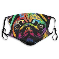 Pug Dog Men Women Adjustable Earloop Face Ma-sk, Anti-dust Mouth Ma-sk, Anti Pollution Ma-sk,Reusable Protection Ma-sk,Pollen Ma-SKS,Anti-smog Ma-sk