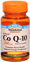 Sundown Q-Sorb CoQ-10 200 mg Softgels 30 Soft Gels (Pack of 4)