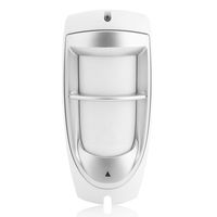 DG-85 PIR Detector,Waterproof Pet Immunity IP45 Outdoor Digital Motion Dual PIR Detector Dual Optical Filtering Sensor System White