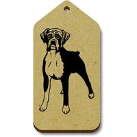 Azeeda 10 x 'Boxer Dog' 66mm x 34mm Gift Tags (TG00057429)