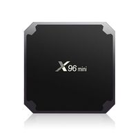 Fiesand X96 Mini Android 7.1 TV Box Amlogic S905W Quad Core 1GB Android TV Box 8GB ROM UHD 4K Smart TV Box Support 3D WIFI Black