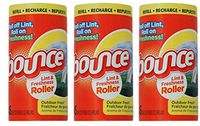 Lint Roller Refill, Bounce Outdoor Fresh Scent, 3 Pack