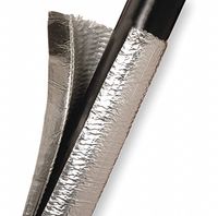 Sleeving, 0.250 in, 4 Ft. L, Silver