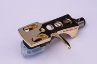Gold plated Headshell, mount, cartridge and stylus, needle for Technics SL 20, SL 20A, SL 220, SL 221, SL 23, SL 235, SL 23A, SL B2, SL B202, SL B205, SL B3, SL B303, SL 120, SL 110, - MADE IN ENGLAND