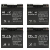 Universal Power Group 12V 18AH DG1217NB DJW1220 DMU12120 ES17-12 ES1812 ES2500 FM12170 Battery - 4 Pack