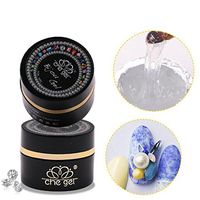 Nail Art Tool,Putars Women Portable Nail Art Decorations Jewelry Gems Adhesive Glue UV LED Soak Off Che Gel Black