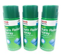 CVS Instant Burn Relief Spray Lidocaine HCI 0.5% Aloe Extra 4.5 Oz (3 Pack)