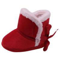 Newborn Baby Girls Boys Warm Winter Snow Boots Anti-Skid Cozy Plush Ankle Booties Prewalker Infant Shoes