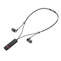 Insaneness Superb Bass Stereo Sound Necklace Fashion Wireless Headphones with Sport Waterproof Noise Canceling (Black)