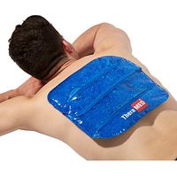 Carex TheraMed Gel Back Relief Pads - Reusable Hot Cold Pack for Back Pain Relief - Dual Sided Hot Cold Pack for Injuries - 11.5" x 12"