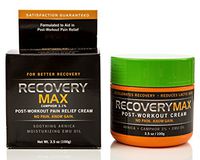 RecoveryMax – Post Workout Cream – For Use in Fitness Workout Program to Speed Muscle Recovery – Reduce Muscle Soreness - Return to Exercise Quicker –Recovery Supplement – 3.5 oz