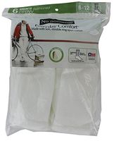 No Nonsense 2C12QG Men's White Crew Socks 6 Count