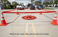 Hoodman 250'x3 Drone Flight Zone Tape, 1 Roll