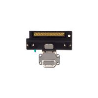 Group Vertical Replacement Charging Port Flex Cable Ribbon Connector Compatible with Apple iPad Pro 10.5" (2017) (Silver/White) (A1701, A1709)