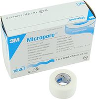 3M Medical Tape Micropore Paper 1 inch X 10 Yards NonSterile, 120 per Case by