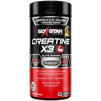 Six Star Elite Series Creatine X3 Micronized Creatine Pills, Muscle Builder & Recovery, 60 Pills