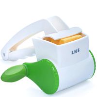 LHS Rotary Cheese Graters for Kitchen, Manual Hand Crank Handheld Cheese Cutter with Stainless Steel Drum for Grating Hard Cheese, Chocolate, Nuts and More