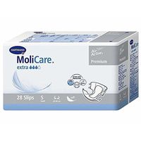 MoliCare Premium Slip Briefs, Extra Plus, Small, Pack/30