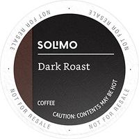 Amazon Brand - 100 Ct. Solimo Dark Roast Coffee Pods, Compatible with Keurig 2.0 K-Cup Brewers