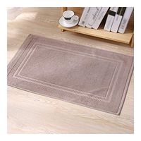 GHHZZQ Bathtub Mat Non-Slip Skin-Friendly Rapid Water Absorption Cotton Foot Pad Household Bathroom Rugs, 8 Colors, 0.5 cm Thick, 45x75cm (Color : A, Size : 45x75cm)
