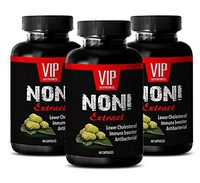 antioxidant Supplement for Men - NONI Extract 500MG - Immunity Booster - noni Powder Pill - 3 Bottles (180 Capsules)