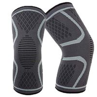 Meowoo Knee Brace Support Compression Sleeves 1 Pair Anti Slip Knee Protector for Running, Sports, Pain Relief