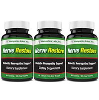 Nerve Restore Neuropathy Pain Relief for Feet & Hands-Sciatic Nerve Pain Relief All-Natural Dietary Supplement with Alpha Lipoic Acid-Nerve Renew Neuropathy Support Formula 90 Day Supply.