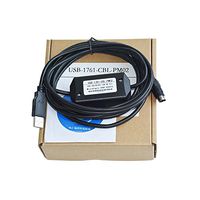 Washinglee Micrologix USB PLC Programming Cable for Allen Bradley PLC 1000 1100 1200 1400 1500 Series, for 1761-CBL-PM02 Replacement, 6 FT (USB-8PIN Black)