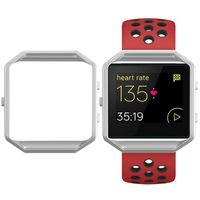 SKYLET Compatible with Fitbit Blaze Band with Frame, Breathable Replacement Sport Band Compatible with Fitbit Blaze Men Women Large Small (No Tracker)