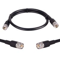 PL-259 Male to PL-259 Male ham cb Radio Cable Marine HF/UHF/VHF Radio Antenna Cable KMR-400 hf Antennas Cable ais Mini 400 Cable (3FT)