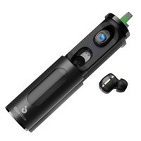 Wireless Earbuds, Bluetooth 5.0 Headphones, Hi-Fi Stereo Mini Bluetooth Sport Earbuds, Noise Cancelling Bluetooth Earphones with Dual Mic for Gym Runing - Black