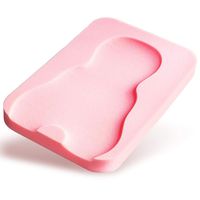 Baby Comfy Bath Sponge Mat Infant Soft Anti-Slip Bath Cushion(Pink)