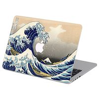 Customized Famous Painting Series the Great Wave Off Kanagawa By Katsushika Hokusai Special Design Removable Vinyl Decal Top Front-cover Sticker Skin for Macbook Pro 15" with Retina Display (Model A1398)