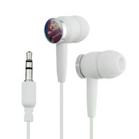 GRAPHICS & MORE Christmas Holiday Santa Going Down The Chimney Novelty in-Ear Earbud Headphones