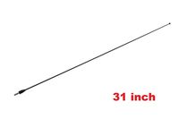 31 inch BLACK STAINLESS STEEL ANTENNA MAST FENDER POWER RADIO AM/FM for JEEP WRANGLER YJ TJ 1987 1988 1989 1990 1991 1992 1993 1994 1995 1996 1997 1998 1999 2000 2001 2002 2003 2004 2005 2006 (87-06)