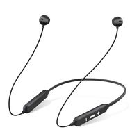 Bluetooth Headphones Vastaint Wireless Earphone 5.0 Magnetic Earbuds Snug Fit for Sports Gym with Built in Mic W19 (IPX5 Waterproof aptX Stereo 10-12 Hours Playtime) (Black)