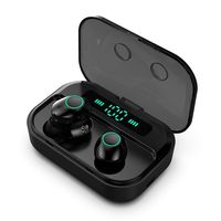 WOOKRAYS True Wireless Earbuds, IPX7 Waterproof Bluetooth Headphones V5.0 CVC8.0 Noise Cancelling Stereo Mini Earphones with 3600mAh Charging Case