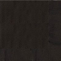 3 Ply Paper Lunch Napkins | 50ct (Jet Black)
