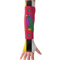 Dominica Flag Long Sleeve Sun Protection Arm Sleeves Arm Cooling Sleeve Cycling Outdoor Sports Leisure