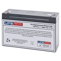 Yuasa NP10-6 6V 12Ah Sealed Lead Acid - AGM - VRLA Replacement Battery