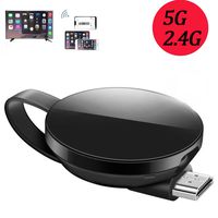 Wireless HDMI TV Adapter Besnock 5G 2.4G Portable Streaming Sticks, Airplay WiFi Display Dongles Receiver for Mobile Phones/PC, Support Miracast Mirror DLNA Chrome