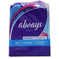 Product Of Always, Pantiliners Thin Regular Pads, Count 1 - Feminine Sanitary Napkins / Grab Varieties & Flavors