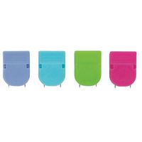 OfficeMax Brand Fabric Panel Wall Clips, Assorted Solid Colors, Pack of 20